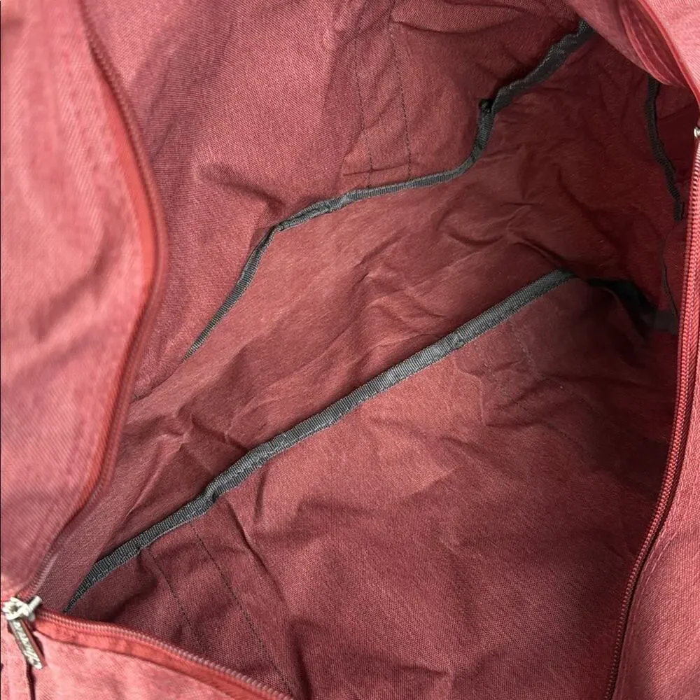 NWOT Men's Duffel Bag - Burgundy and Gray